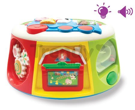 Interaktívna kocka Busy Activity Center Kiddieland so zvukom a svetlom od 12 mes