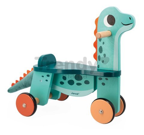 Drevené odrážadlo Portosaurus Dino Ride-On Janod od 12 mes J05828