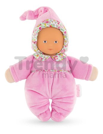 Bábika Babidoux Blossom Garden Mon Doudou Corolle s modrými očami a hrkálkou 20 cm od 0 mes