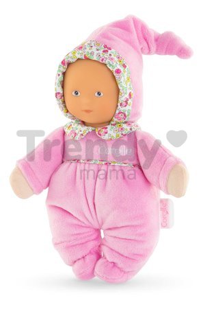 Bábika Babidoux Blossom Garden Mon Doudou Corolle s modrými očami a hrkálkou 20 cm od 0 mes
