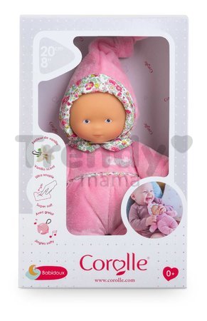 Bábika Babidoux Blossom Garden Mon Doudou Corolle s modrými očami a hrkálkou 20 cm od 0 mes