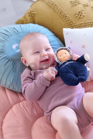 Bábika Babidoux Navy Blue Starry Dreams Mon Doudou Corolle s modrými očami a hrkálkou 20 cm od 0 mes