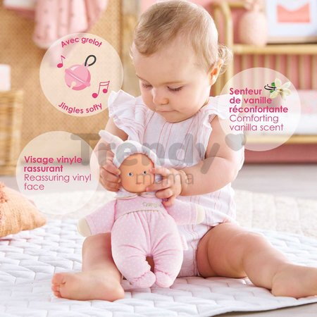 Bábika Babidoux Starry Dreams Mon Doudou Corolle s modrými očami a hrkálkou 20 cm od 0 mes