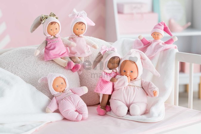 Bábika Babidoux Starry Dreams Mon Doudou Corolle s modrými očami a hrkálkou 20 cm od 0 mes