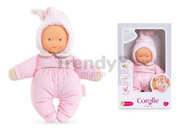 Bábika Babidoux Starry Dreams Mon Doudou Corolle s modrými očami a hrkálkou 20 cm od 0 mes