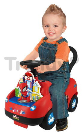 Odrážadlo Spidey Adventure Ride On Kiddieland so zvukom a svetlom od 12 mes