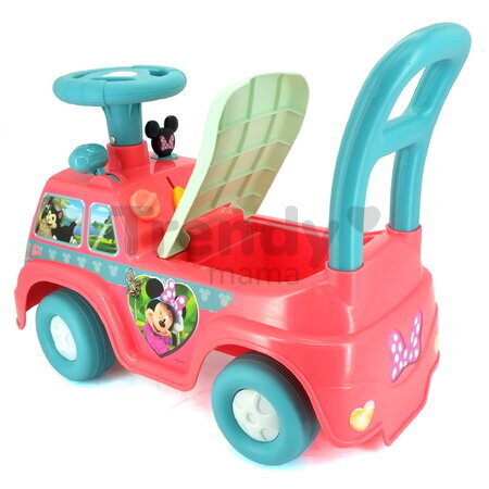 Odrážadlo Minnie Camper Kiddieland so zvukom a svetlom a úložným priestorom pod sedadlom od 12 mes