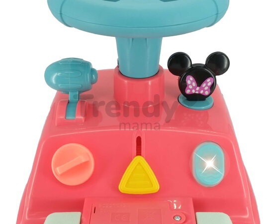 Odrážadlo Minnie Camper Kiddieland so zvukom a svetlom a úložným priestorom pod sedadlom od 12 mes