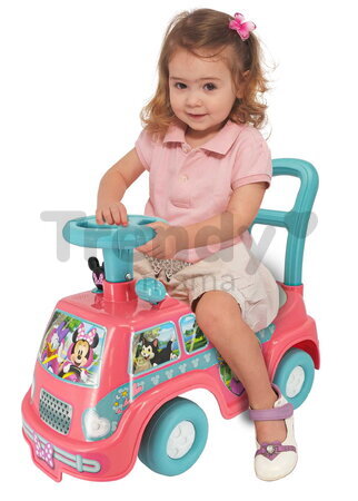 Odrážadlo Minnie Camper Kiddieland so zvukom a svetlom a úložným priestorom pod sedadlom od 12 mes