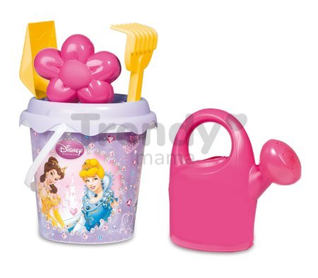 Vedro set s krhlou Princezné Smoby 6 dielov (výška 18 cm) od 18 mes