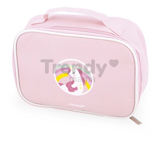 Kozmetický kufrík Jednorožec Vanity Suitcase Unicorn Janod 10 doplnkov