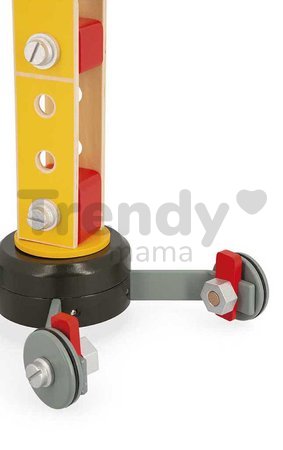 Drevený žeriav Large Crane Bolid Janod 11 dielov J06468