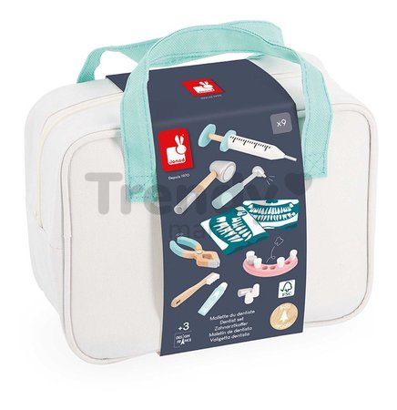 Zubársky kufrík Dentist Set Janod 9 doplnkov J06550
