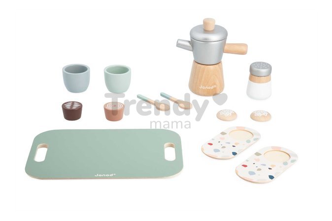 Drevený kávovar Italian-Style Coffee Janod 13 dielov od 24 mes J06630