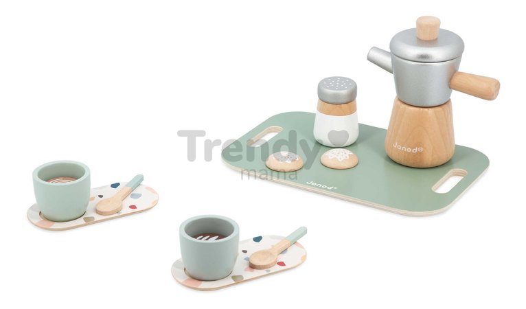 Drevený kávovar Italian-Style Coffee Janod 13 dielov od 24 mes J06630