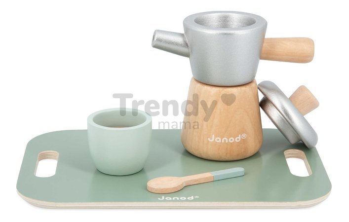 Drevený kávovar Italian-Style Coffee Janod 13 dielov od 24 mes J06630