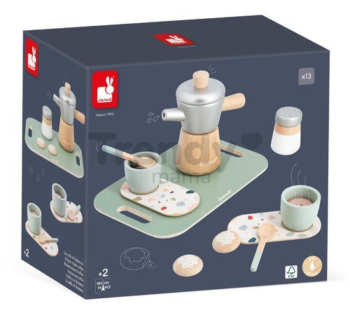 Drevený kávovar Italian-Style Coffee Janod 13 dielov od 24 mes J06630