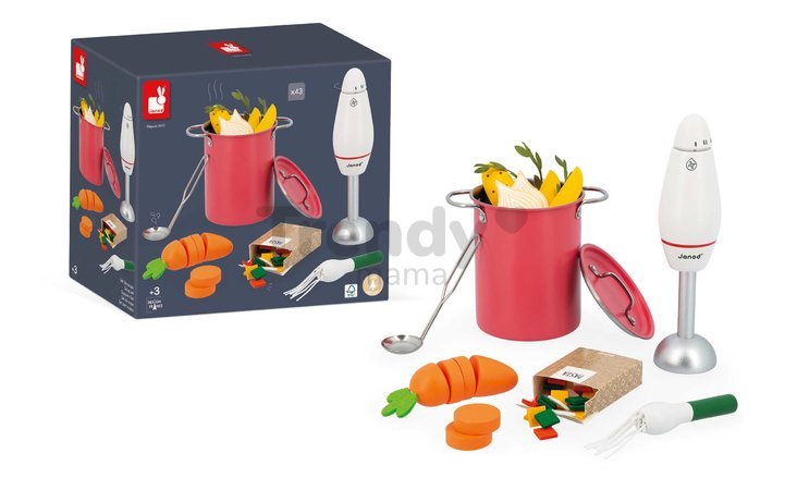 Sada na prípravu polievky Soup Set Janod 43 doplnkov J06634