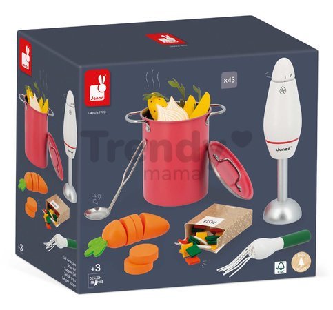 Sada na prípravu polievky Soup Set Janod 43 doplnkov J06634