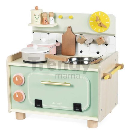 Drevená kuchynka Kitchenette Shiny Grandma Janod 9 doplnkov J06640