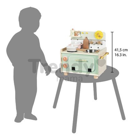 Drevená kuchynka Kitchenette Shiny Grandma Janod 9 doplnkov J06640