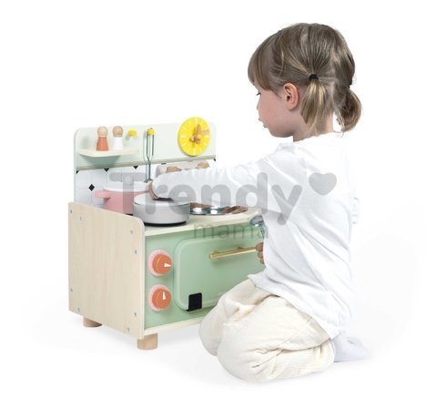 Drevená kuchynka Kitchenette Shiny Grandma Janod 9 doplnkov J06640