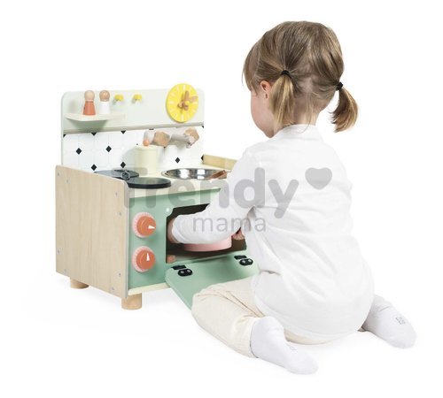 Drevená kuchynka Kitchenette Shiny Grandma Janod 9 doplnkov J06640