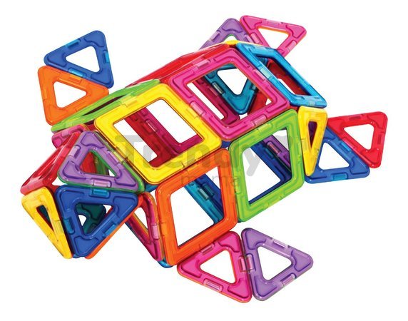 Stavebnica magnetická Extra Basic 3D Magformers 62 dielov