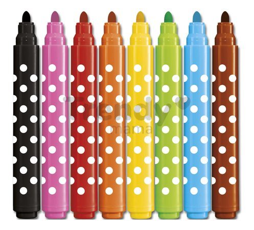 Prvé fixky Jumbo Felt-Tip Pens Janod 6 farieb od 12 mes J07402