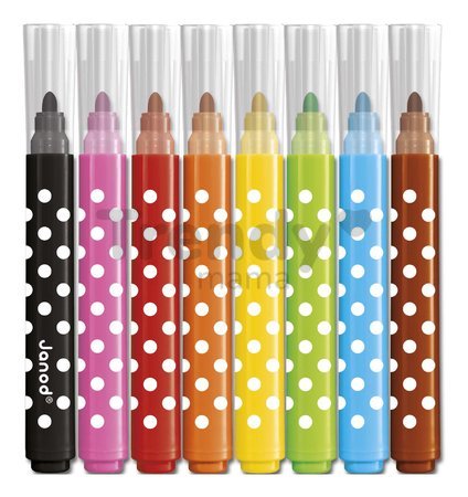 Prvé fixky Jumbo Felt-Tip Pens Janod 6 farieb od 12 mes J07402