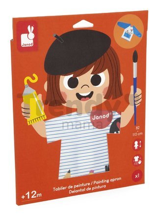 Zástera na maľovanie Painting Apron Janod od 12 mes J07404
