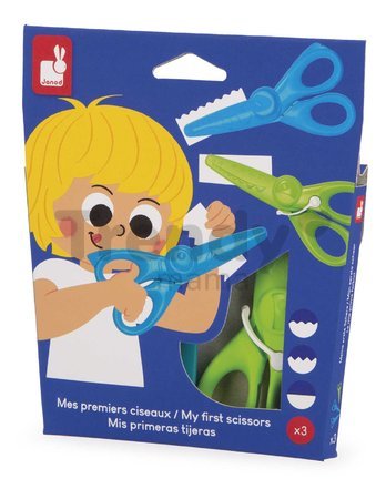 Nožnice na papier My First Scissors Janod 3 kusy J07405