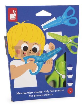 Nožnice na papier My First Scissors Janod 3 kusy J07405
