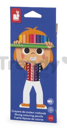 Trojhranné farbičky Colouring Pencils Janod 12 farieb J07408