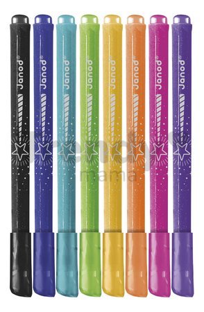 Fixky s trblietkami Glitter Felt-tip Pens Janod 8 farieb J07412