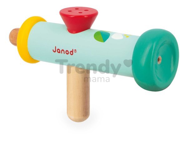 Drevený hudobný nástroj trúbka Trumpet Gioia Janod od 18 mes J07645