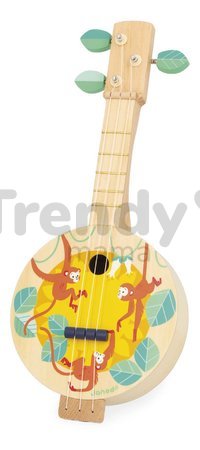 Drevený hudobný nástroj bendžo Jungle Banjo Gioia Janod 3 struny J07661