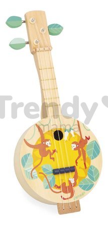 Drevený hudobný nástroj bendžo Jungle Banjo Gioia Janod 3 struny J07661
