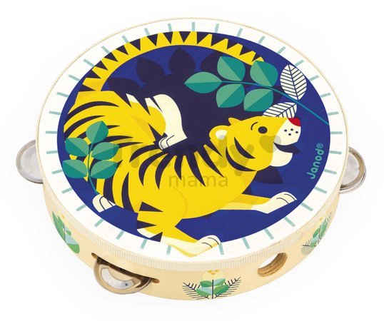 Drevená tamburína Tambourine Gioia Janod od 24 mes J07662