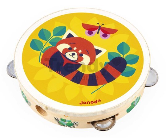 Drevená tamburína Tambourine Gioia Janod od 24 mes J07662