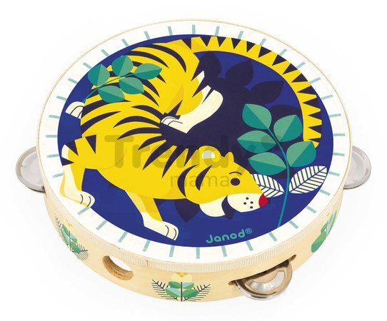Drevená tamburína Tambourine Gioia Janod od 24 mes J07662
