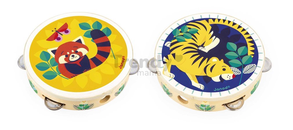Drevená tamburína Tambourine Gioia Janod od 24 mes J07662