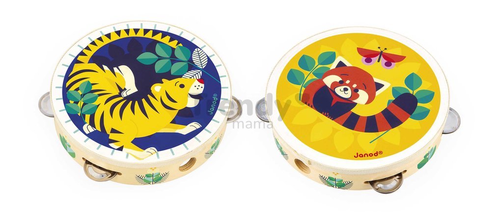 Drevená tamburína Tambourine Gioia Janod od 24 mes J07662