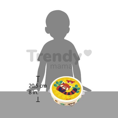 Drevená tamburína Tambourine Gioia Janod od 24 mes J07662