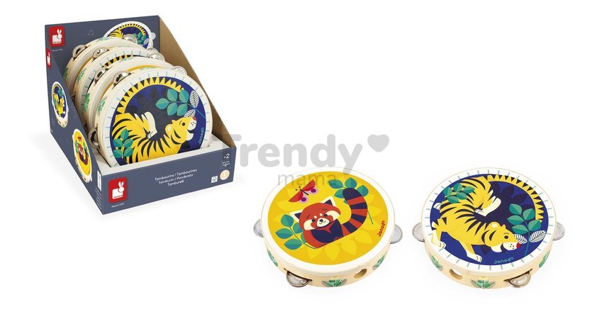Drevená tamburína Tambourine Gioia Janod od 24 mes J07662