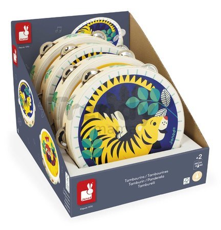 Drevená tamburína Tambourine Gioia Janod od 24 mes J07662