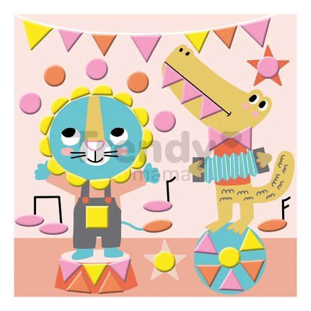 Maxi kreatívna sada geometrické nálepky My Arts&Crafts Geometric Stickers Atelier Janod 9-dielna J07740