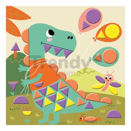 Maxi kreatívna sada geometrické nálepky My Arts&Crafts Geometric Stickers Atelier Janod 9-dielna J07740