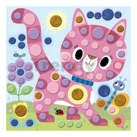 Maxi kreatívna sada okrúhle nálepky My Arts&Crafts Round Stickers Atelier Janod 9-dielna od 4 rokov J07742