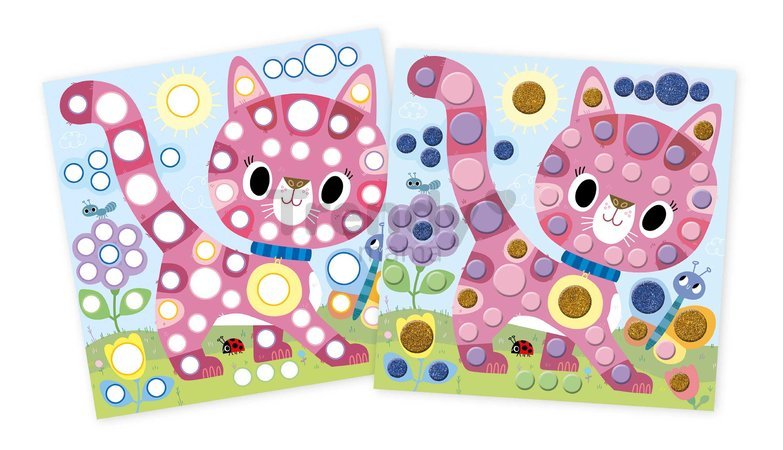 Maxi kreatívna sada okrúhle nálepky My Arts&Crafts Round Stickers Atelier Janod 9-dielna od 4 rokov J07742